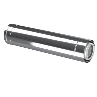 Bosch aftræksrør balanceret DN80/125 rustfrit stål 0,5 m - 1