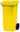 Industribeholder 120 L med hjul gul - 1