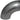 Bøjning 90 grader 3S AISI 304 26,9x2mm - 1