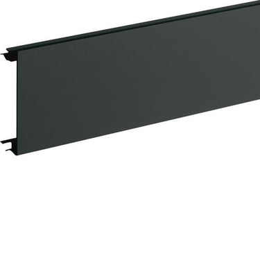 Installationskanallåg BR65 i plast højde=80mm RAL 9011 - 1