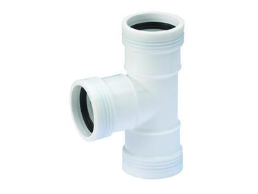 Wafix PLUS PP grenrør 88,5° Ø40 x Ø40 mm hvid - 1