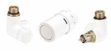 Danfoss RAX ventilsæt venstre hvid RAL 9016 - 1