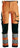 Snickers High-Vis stretch buks 6343 klasse 2 orange/sort str. 46 - 1
