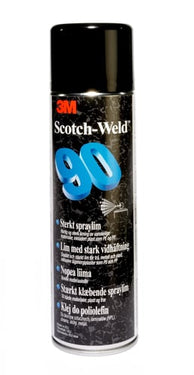 3M™ Hi-Strength spraylim 90 Klar 500 ml 12 stk/krt - 1
