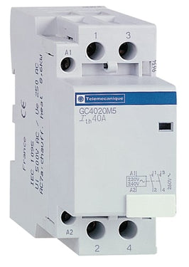 Modulkontaktor 4 polet 25A styrespænding 230V AC brede 35mm - 1