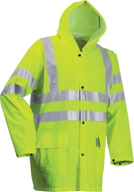 Hi-Vis regnjakke gul str XXL - 1