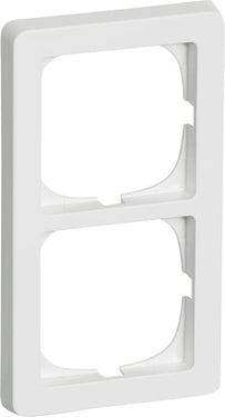 FUGA ramme Baseline 63 2 modul hvid - 1