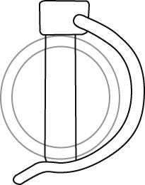 10,0x60,0mm galv Rørsplit - 1