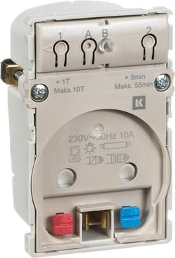FUGA Timer stikkontakt 1,5M 2pol 10A Uden afdækning - 1