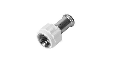 Henco pres kobling pres/indvendig gevind 26 mm x 1" rustfrit stål - 1