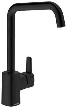 Damixa Pine køkkenarmatur 195mm høj svingtud mat sort - 1