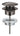 GROHE Push-up bundventil hard graphite - 2