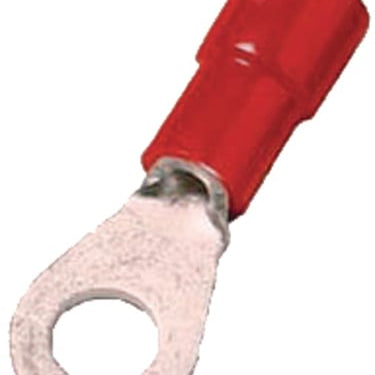 Ringkabelsko isoleret rød 0,5-1mm² M6 DIN46237 - 1