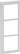 LK FUGA SOFT designramme 3 modul lodret lysegrå - 1