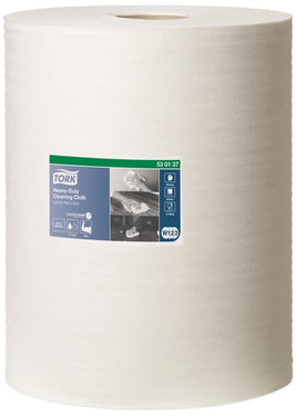 Tork Aftørringsklud Kraftig Rl m/106 m W1/W2/W3 Hvid - 1
