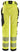 Snickers Hi-Vis stretch arbejdsbukser hylsterlommer kl. 2 str 66 gul/sort - 2