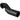 Geberit PEH afløbsbøjning 88,5° 90° 110x110mm t/væg vandret sort - 1