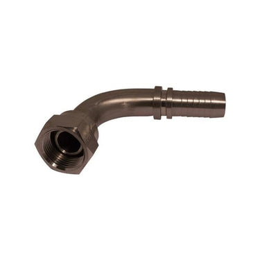 Indstik 90° 3/8" BSP omløber 3/8" slange - 1