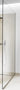 Unidrain GlassLine brusevæg glas/stål transparent 900mm - 1