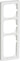 FUGA ramme Baseline 63 3,5 modul hvid - 1