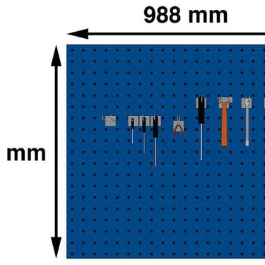 Hulplade Gigant 980 x 910 mm blå - 1