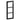 LK FUGA Design ramme - PURE Glas 2,5 modul - 1