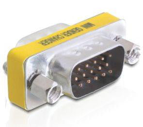 VGA kønsskifte adapter Sub-D HD15  han>han - 1