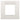 Ramme 1-modul med tekstfelt Intense white - 1