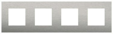 Ramme 4-modul Pure steel on anthracite - 1