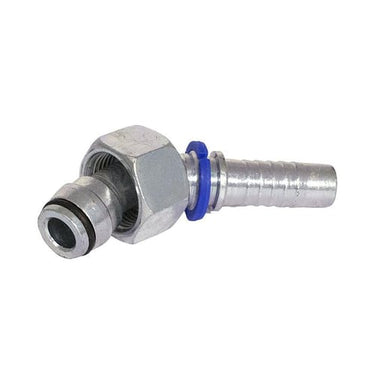 Indstik 45° M16x1,5 10L omløber 3/8" slange - 1