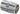 Brystnippel messing forkromet 1/2" - 1