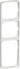FUGA ramme Baseline 50 3,5 modul hvid - 1