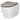 Pressalit Trend Combi Pack væghængt toilet m/sæde hvid/mat taupe - 1
