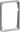 FUGA ramme Baseline 50 1,5 modul stålmetallic - 1
