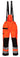 Lyngsøe Hiviz håndværker regnbuks FOX9057 orange str XL - 1