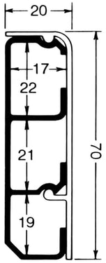 Fodpanel komplet SL 20071 perlehvid - 1