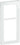 LK FUGA PURE designramme glas 2,5 modul hvid - 1