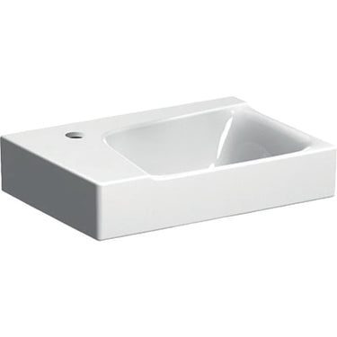 Geberit XENO² håndvask 400x125x280mm t/møbel/bolt hvid porcelæn KeraTect 634781130 - 1