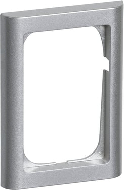 FUGA ramme Softline 63 1,5 modul stålmetallic - 1