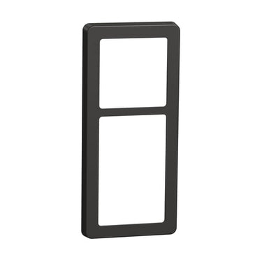 FUGA Base 63 designramme 2,5 modul koksgrå - 1