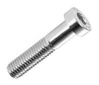 M8X55 DIN 6912 A2 skrue cylindrisk hoved med indvendig 6-kant og nøgleføring - 1