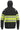 Snickers Hi-Vis hættetrøje lang lynlås kl. 1 str S sort/gul - 3