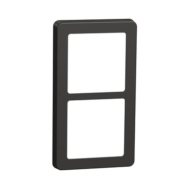 FUGA Base 63 designramme 2x1 modul koksgrå - 1