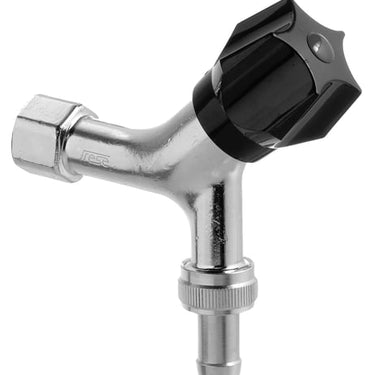 Frese  1/2" aftapventil med muffe kontra og slangeforskruning forkromet - 1