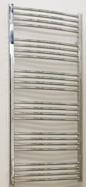 KRISS Round håndklæderadiator 1090x500mm forkr - 1