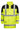 Lyngsøe Rainwear Hi-Vis brandhæmmende vinter regnjakke LR-FR11411 KL3 str 2XL - 1