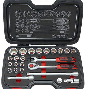 Topnøglesæt  Tecos 1/2" T-2024 24 dele - 1