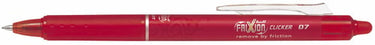 Kuglepen Pilot Frixion Clicker rød medium 0,7 - 1