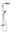 hansgrohe Raindance Select S 240 1jet PowderRain showerpipe med term børstet sort krom - 1