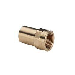 Sanpress indstiksstykke 22 x  1/2" nippel/muffe rødgods - 1